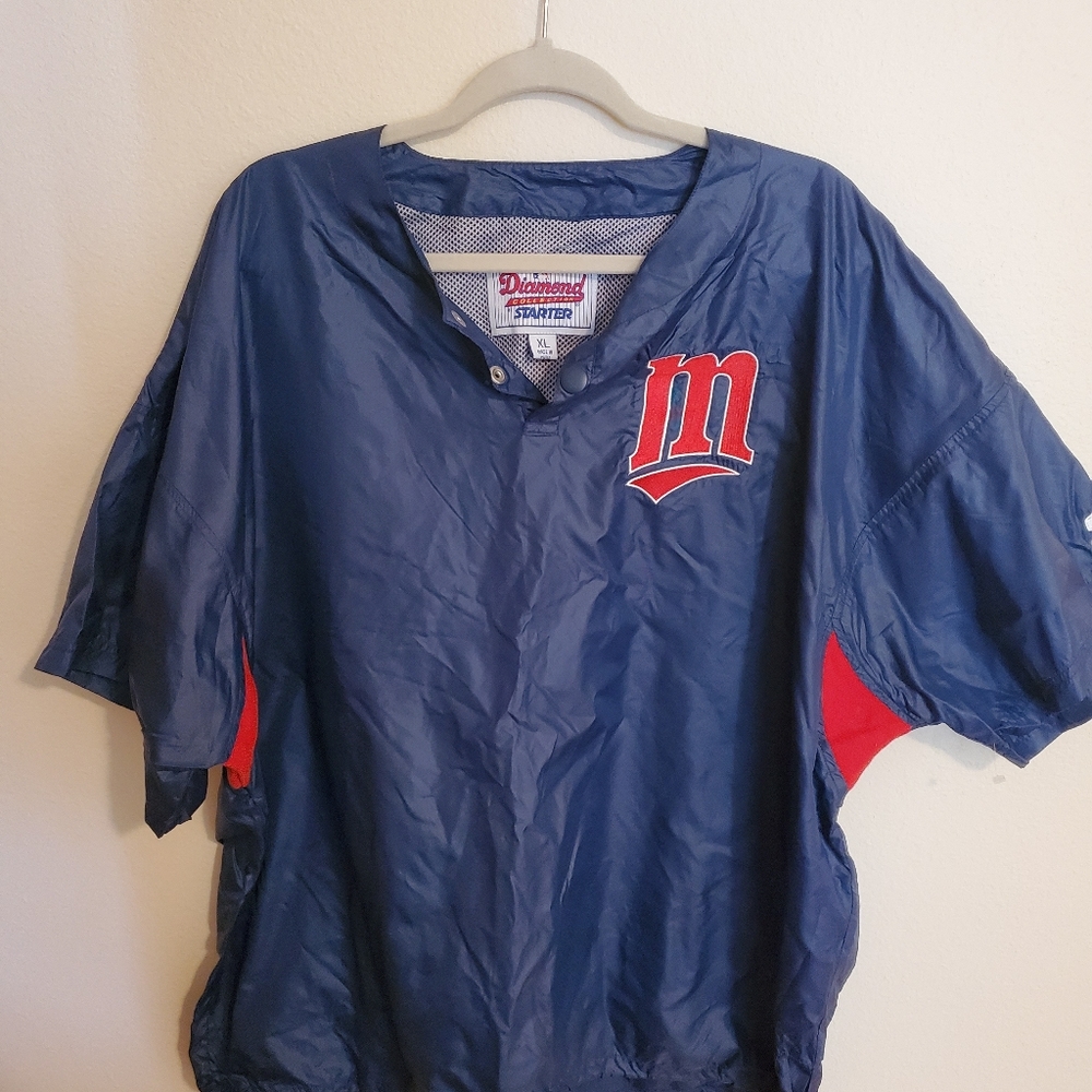 Minnesota Twins Short Sleeve Windbreaker Pullover